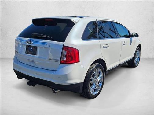 White Platinum Tri-Coat Metallic 2012 Ford Edge Limited