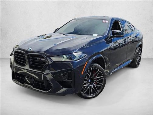 Carbon Black Metallic 2024 BMW X6 M Sports Activity Coupe
