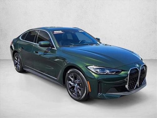 San Remo Green Metallic 2023 BMW i4 Gran Coupe eDrive35