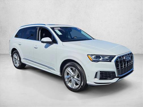 White 2023 Audi Q7 55 Premium Plus