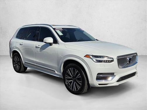 Ice White 2021 Volvo XC90 Recharge Plug-In Hybrid T8 Inscription Expression 7 Passenger