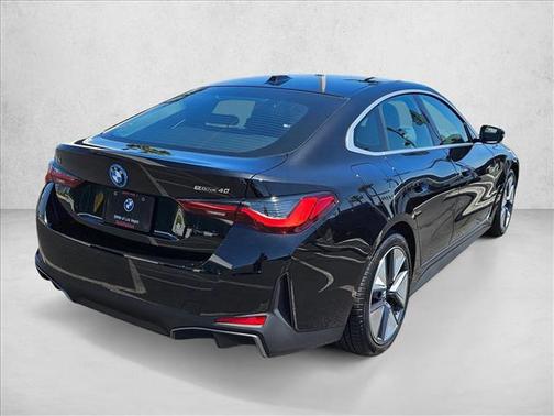 Black Sapphire Metallic 2025 BMW i4 Gran Coupe eDrive40