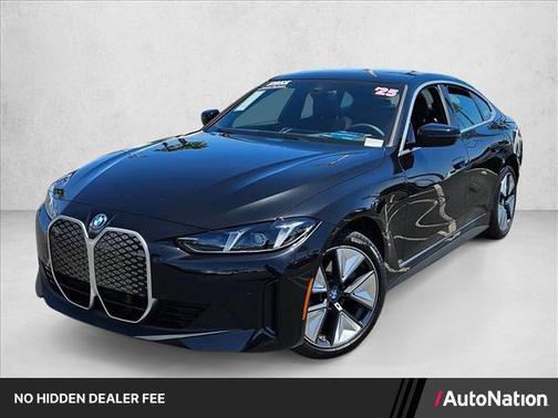 Black Sapphire Metallic 2025 BMW i4 Gran Coupe eDrive40