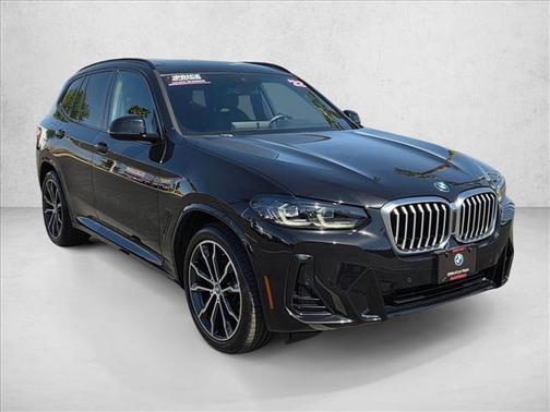 Black Sapphire Metallic 2022 BMW X3 sDrive30i