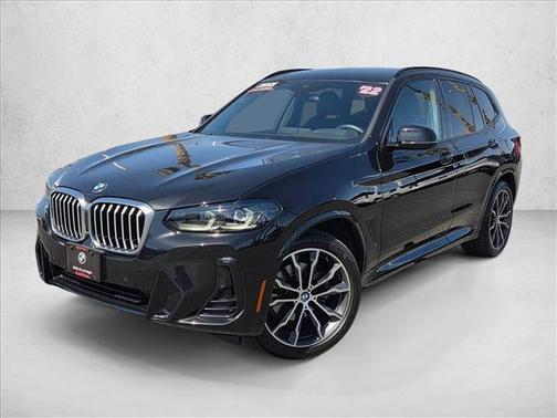 Black Sapphire Metallic 2022 BMW X3 sDrive30i