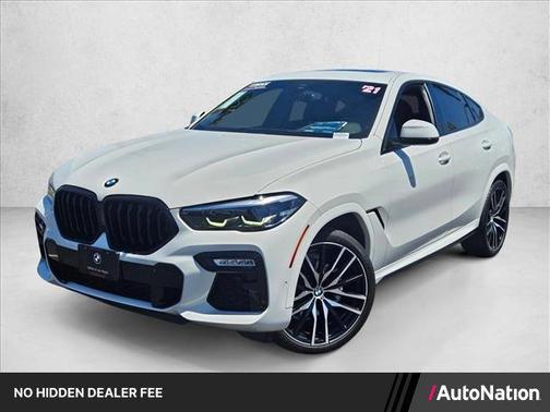 Alpine White 2021 BMW X6 xDrive40i