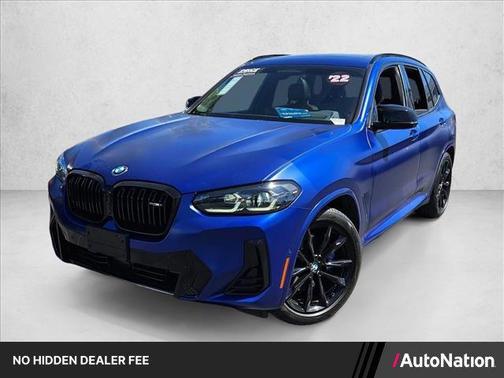 Blue 2022 BMW X3 M40i