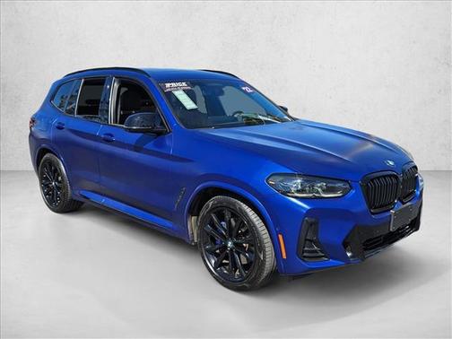 Blue 2022 BMW X3 M40i
