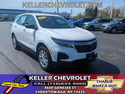 Summit White 2024 Chevrolet Equinox LS