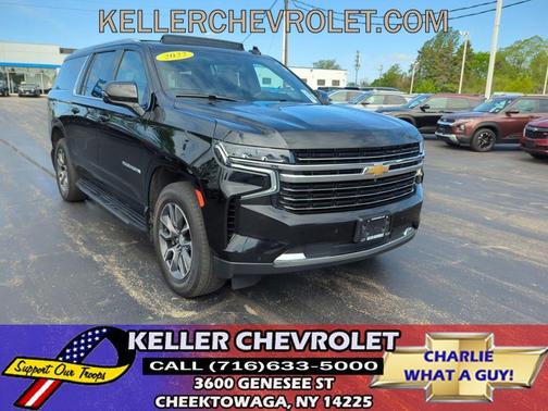 Black 2022 Chevrolet Suburban LT