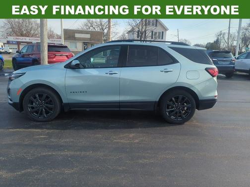 Seaglass Blue Metallic 2022 Chevrolet Equinox RS