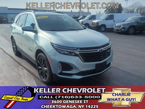 Seaglass Blue Metallic 2022 Chevrolet Equinox RS