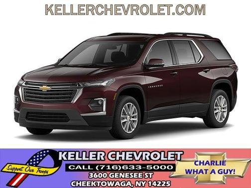 Black Cherry Metallic 2023 Chevrolet Traverse LT Cloth