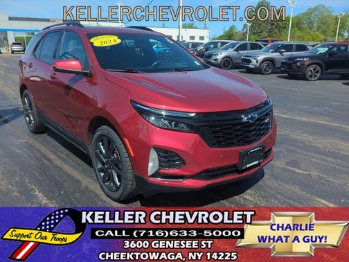 Radiant Red 2024 Chevrolet Equinox RS