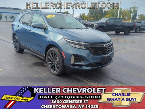 Lakeshore Blue Metallic 2024 Chevrolet Equinox RS