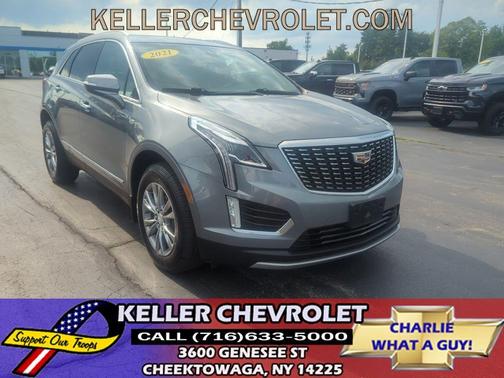 Satin Steel Metallic 2021 Cadillac XT5 Premium Luxury