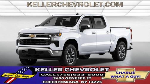 Summit White 2026 Chevrolet Silverado 1500 LT