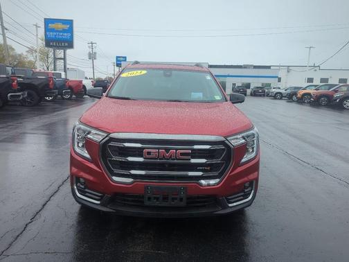 Volcanic Red 2024 GMC Terrain AT4