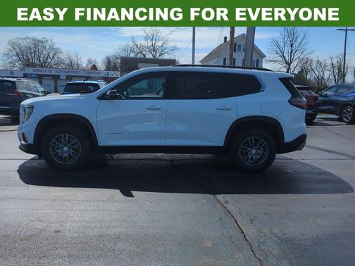 Summit White 2025 GMC Acadia Elevation