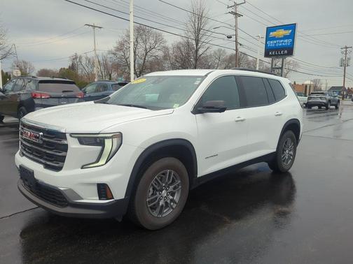 Summit White 2025 GMC Acadia Elevation