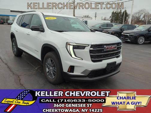 Summit White 2025 GMC Acadia Elevation