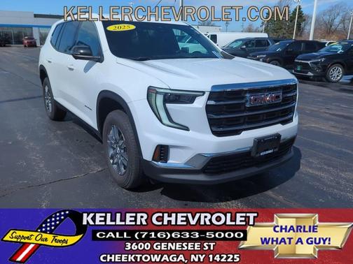 Summit White 2025 GMC Acadia Elevation