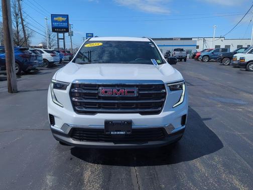 Summit White 2025 GMC Acadia Elevation
