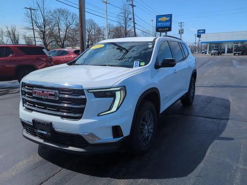 Summit White 2025 GMC Acadia Elevation