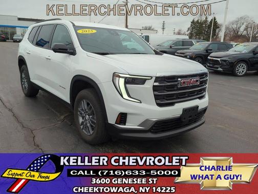 Summit White 2025 GMC Acadia Elevation