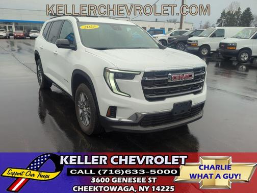 Summit White 2025 GMC Acadia Elevation