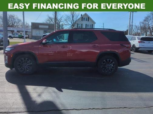 Radiant Red 2023 Chevrolet Traverse RS