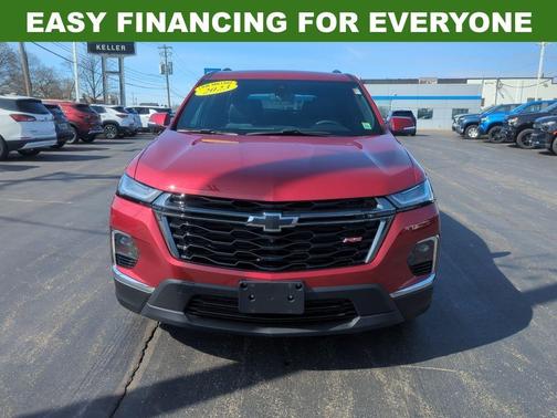 Radiant Red 2023 Chevrolet Traverse RS