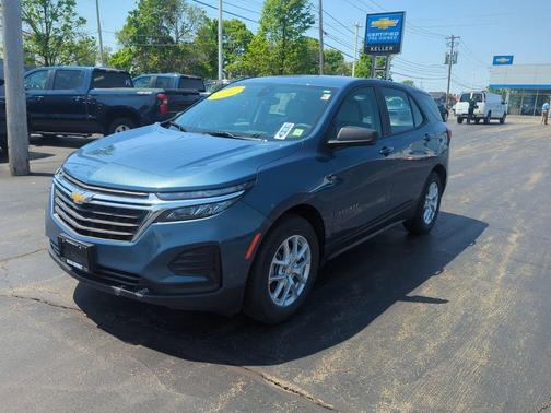 Lakeshore Blue Metallic 2024 Chevrolet Equinox LS