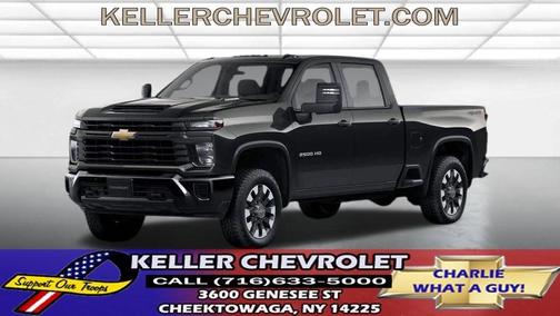 Black 2026 Chevrolet Silverado 2500 Custom Truck