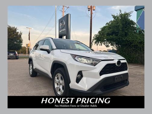 White 2021 Toyota RAV4 XLE