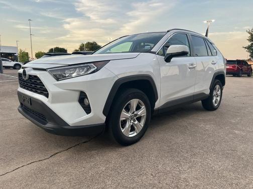 White 2021 Toyota RAV4 XLE