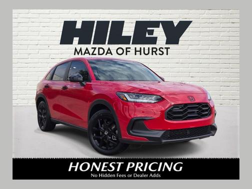 Red 2025 Honda HR-V Sport