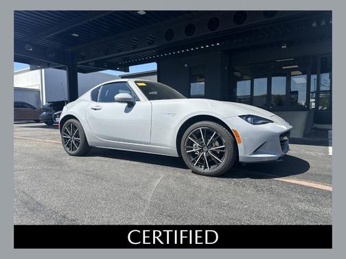 Aero Gray 2025 Mazda MX-5 Miata RF Grand Touring