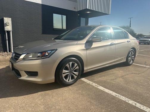 Tan 2014 Honda Accord LX