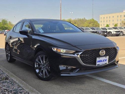 Jet Black Mica 2026 Mazda Mazda3 FWD w/Preferred Package