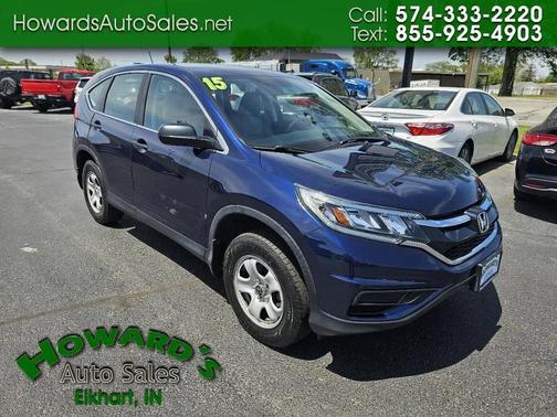 Blue 2015 Honda CR-V LX