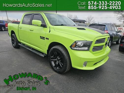 Green 2017 RAM 1500 Sport