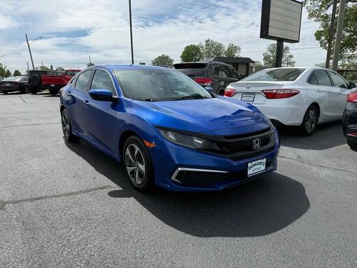 Blue 2019 Honda Civic LX