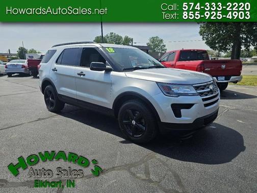 Silver 2018 Ford Explorer Base