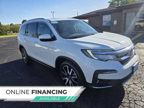 Platinum White Pearl 2022 Honda Pilot Touring 8-Passenger