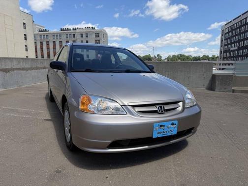 Tan 2002 Honda Civic LX