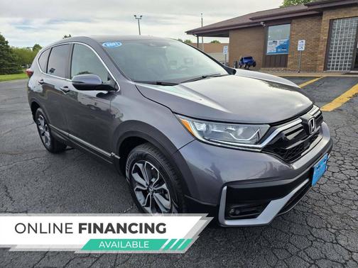 Gray 2021 Honda CR-V AWD EX-L