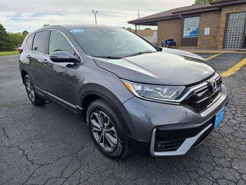 Gray 2021 Honda CR-V AWD EX-L