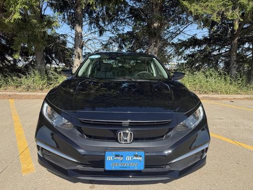 Crystal Black Pearl 2019 Honda Civic LX