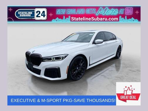 Alpine White 2022 BMW 750 i xDrive